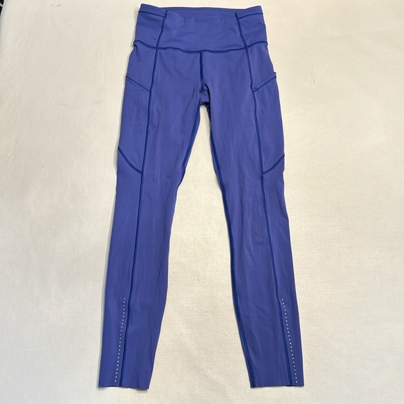 25. Lululemon Fast & Free 7/8 Tight II *Nulux 25" - Picture 2 of 5